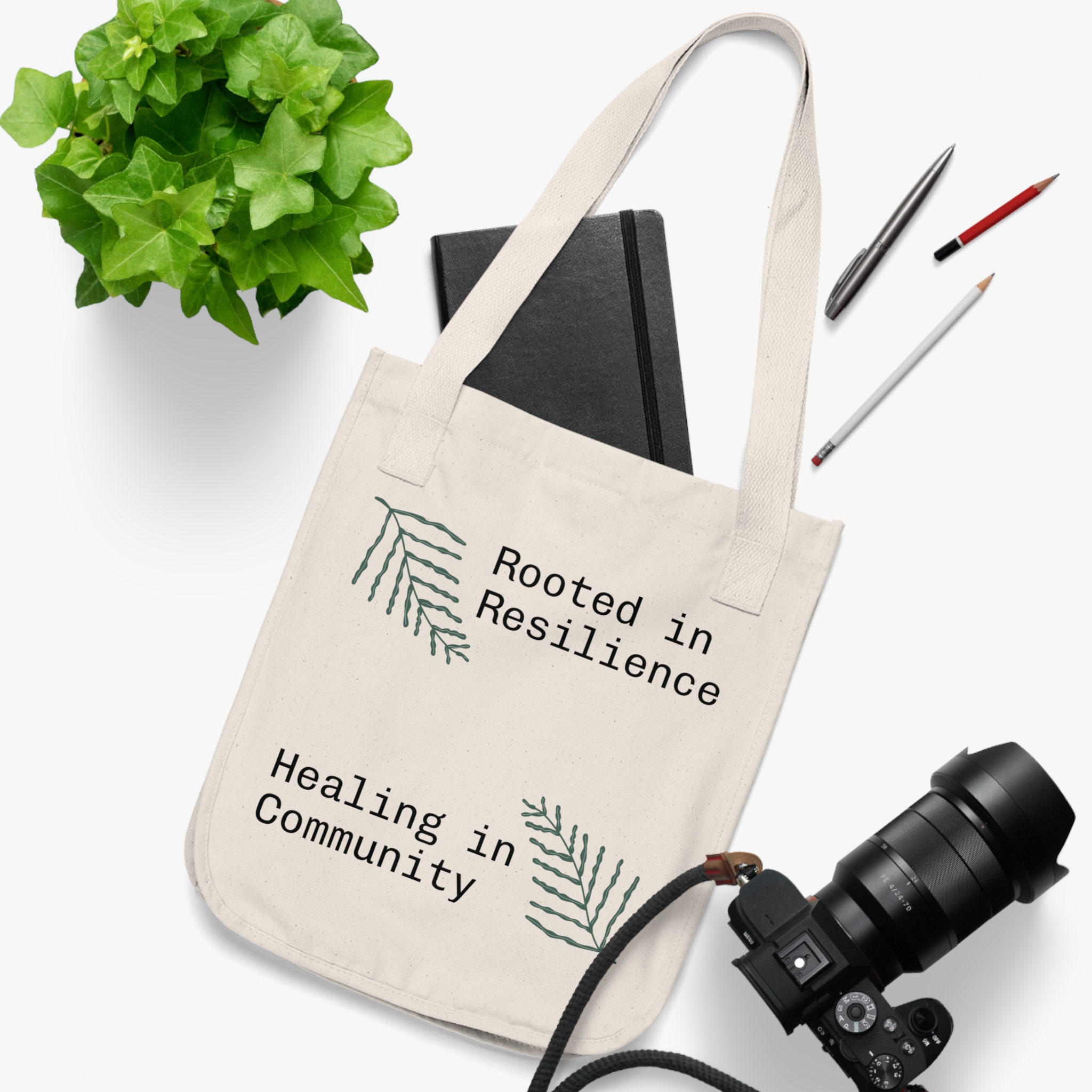 Organic Canvas Tote Bag