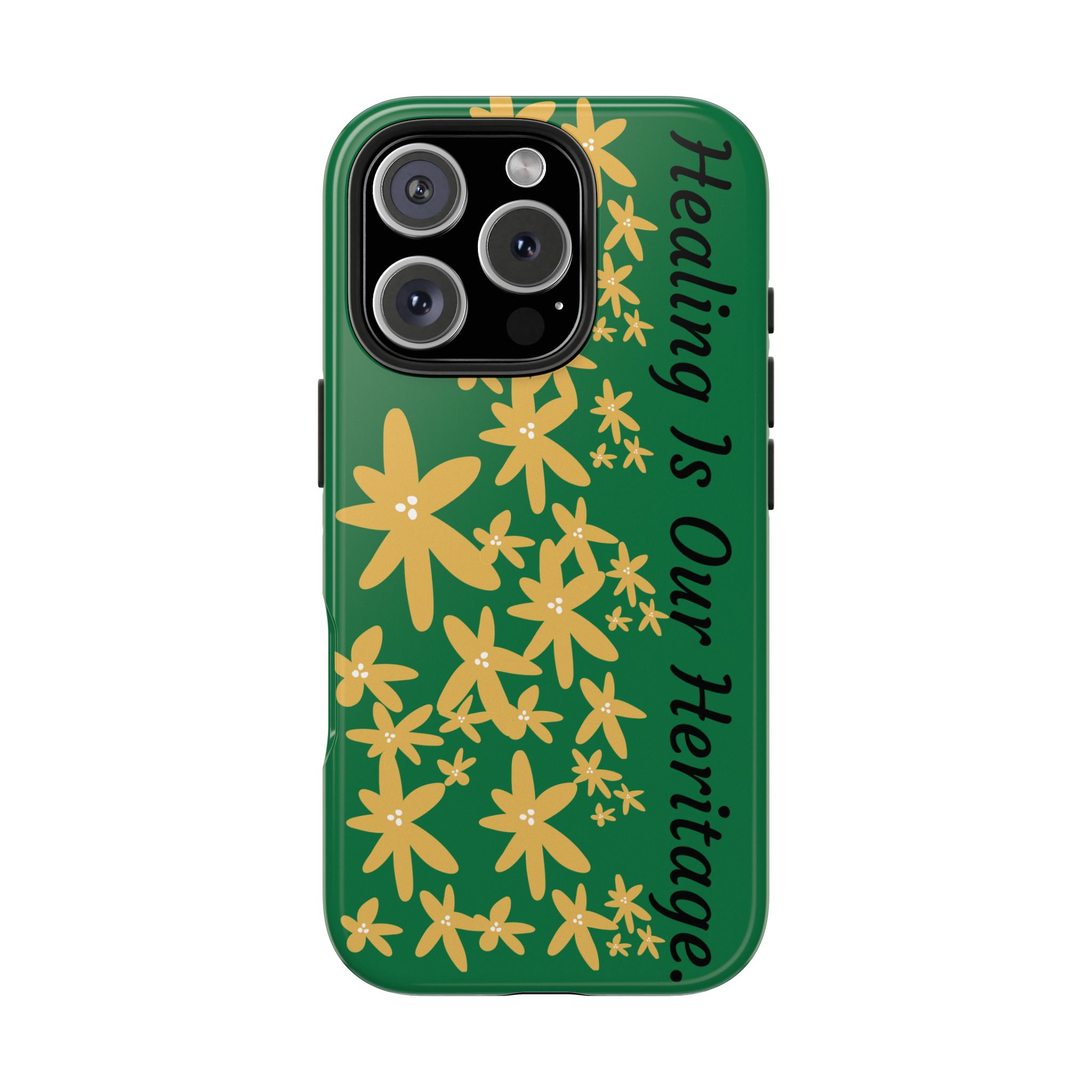 Healing Heritage Tough Phone Case - Floral Design
