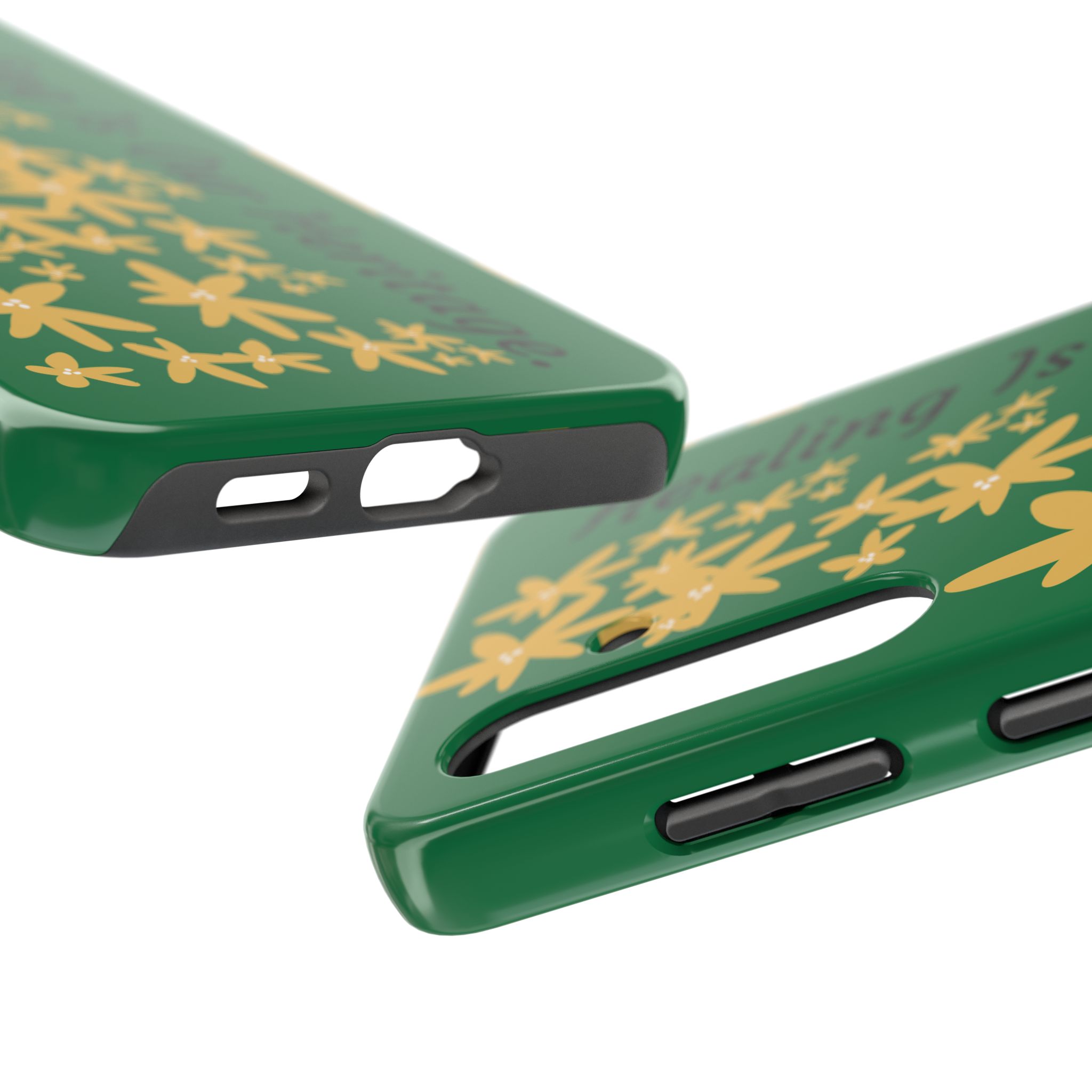 Healing Heritage Tough Phone Case - Floral Design