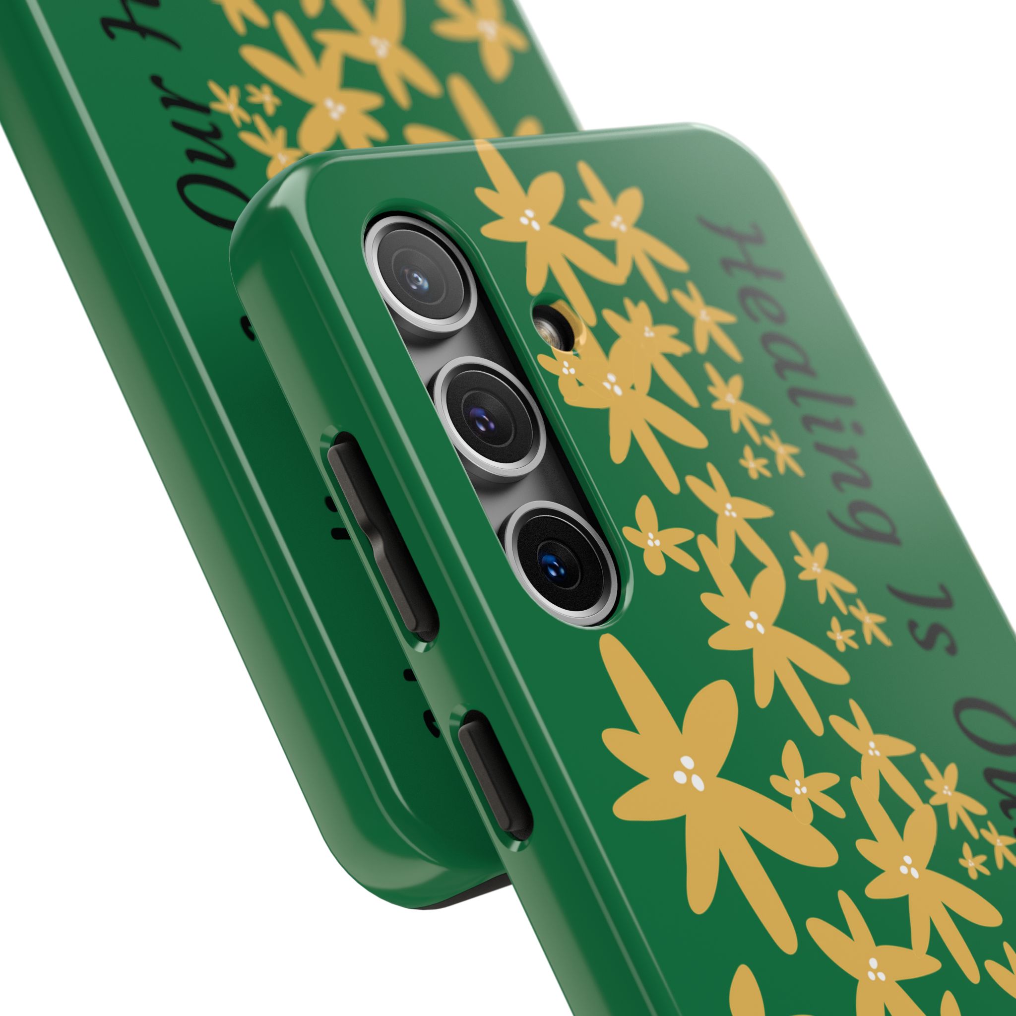 Healing Heritage Tough Phone Case - Floral Design
