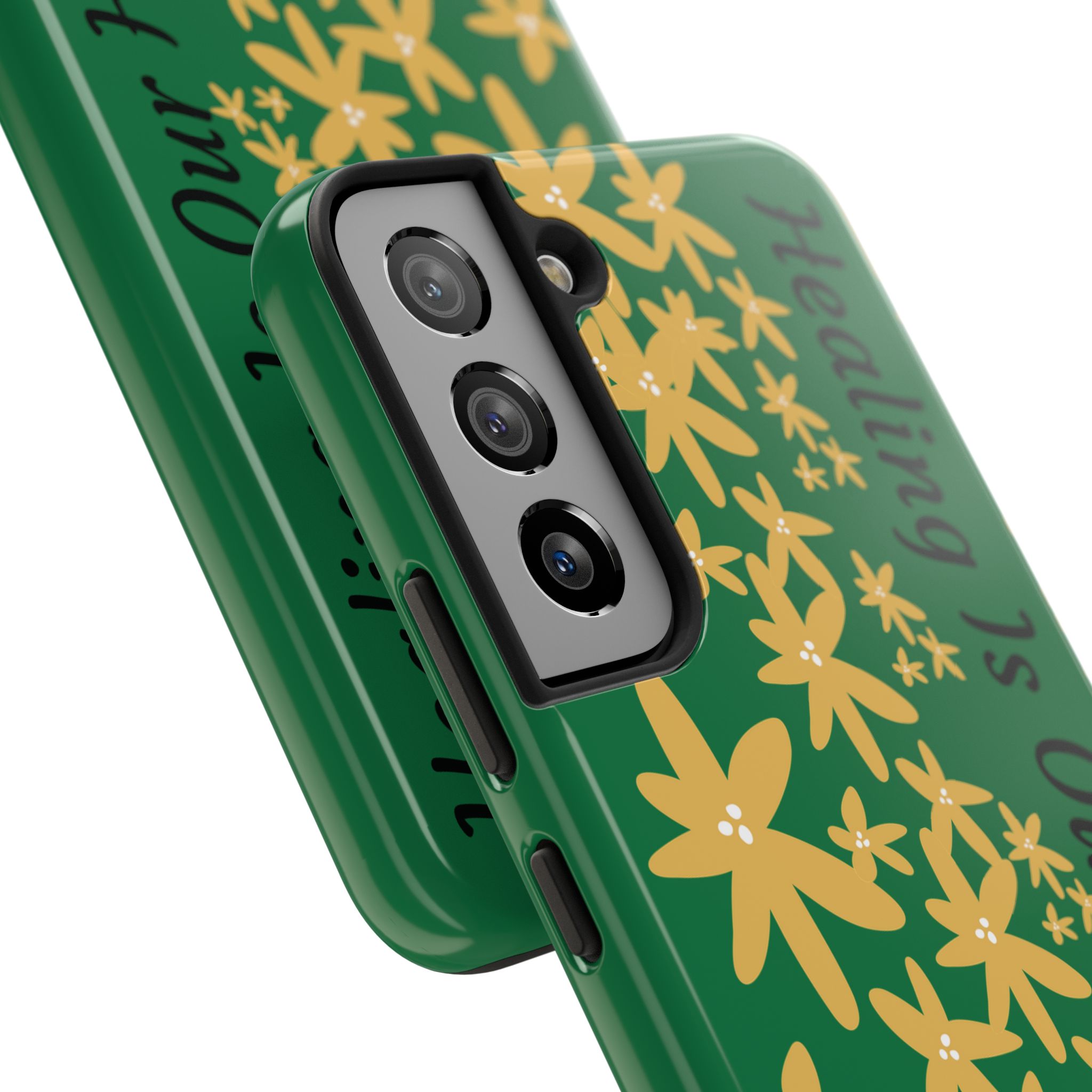 Healing Heritage Tough Phone Case - Floral Design