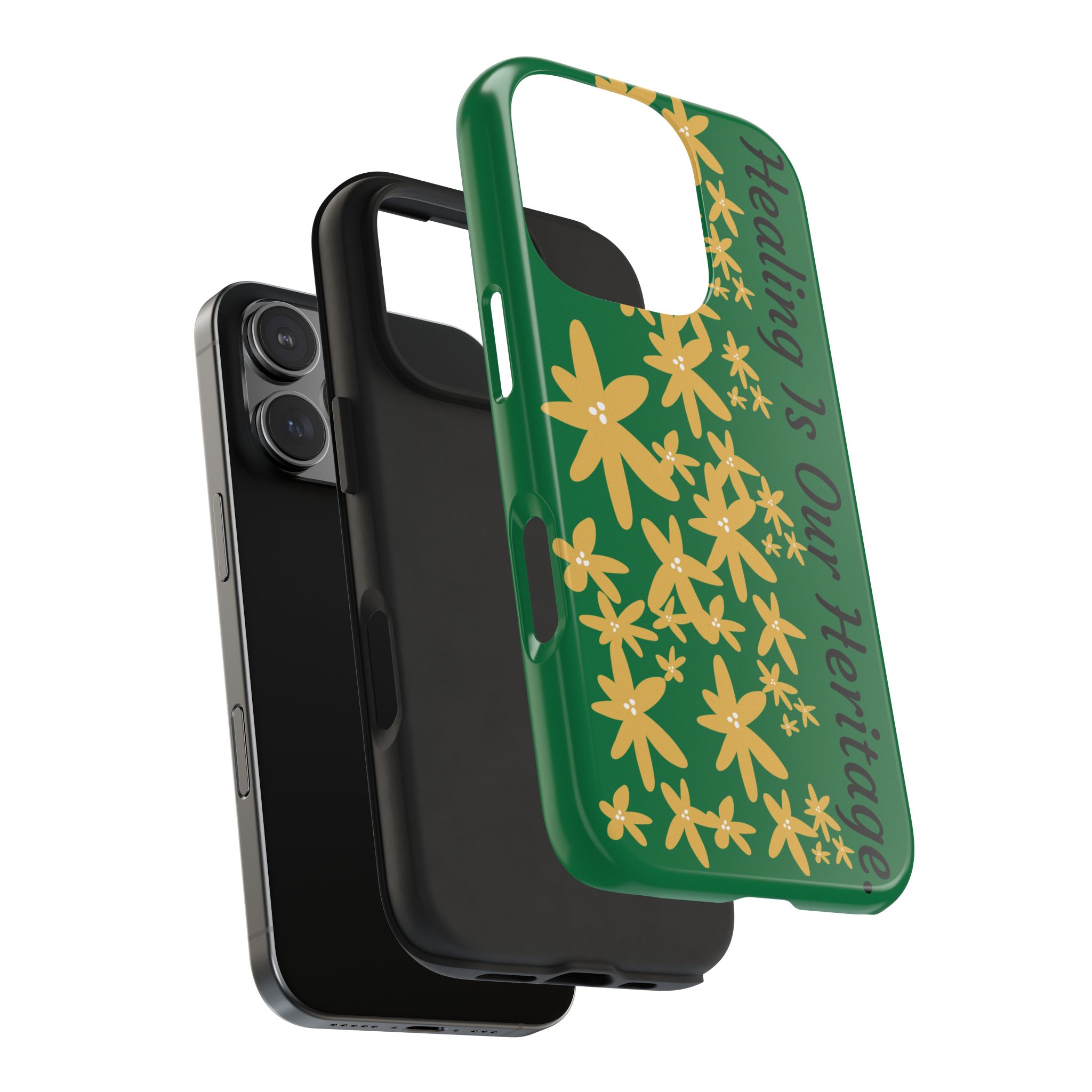 Healing Heritage Tough Phone Case - Floral Design