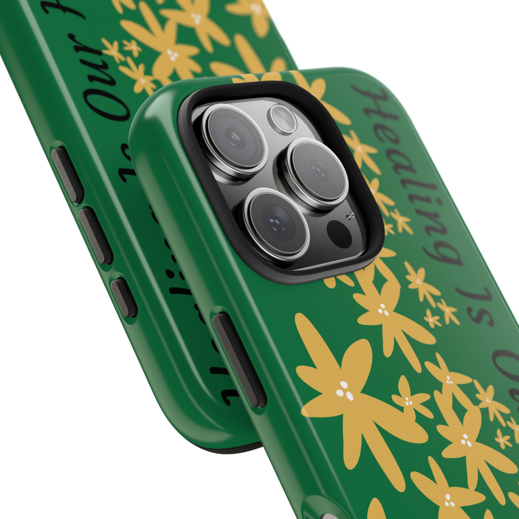 Healing Heritage Tough Phone Case - Floral Design