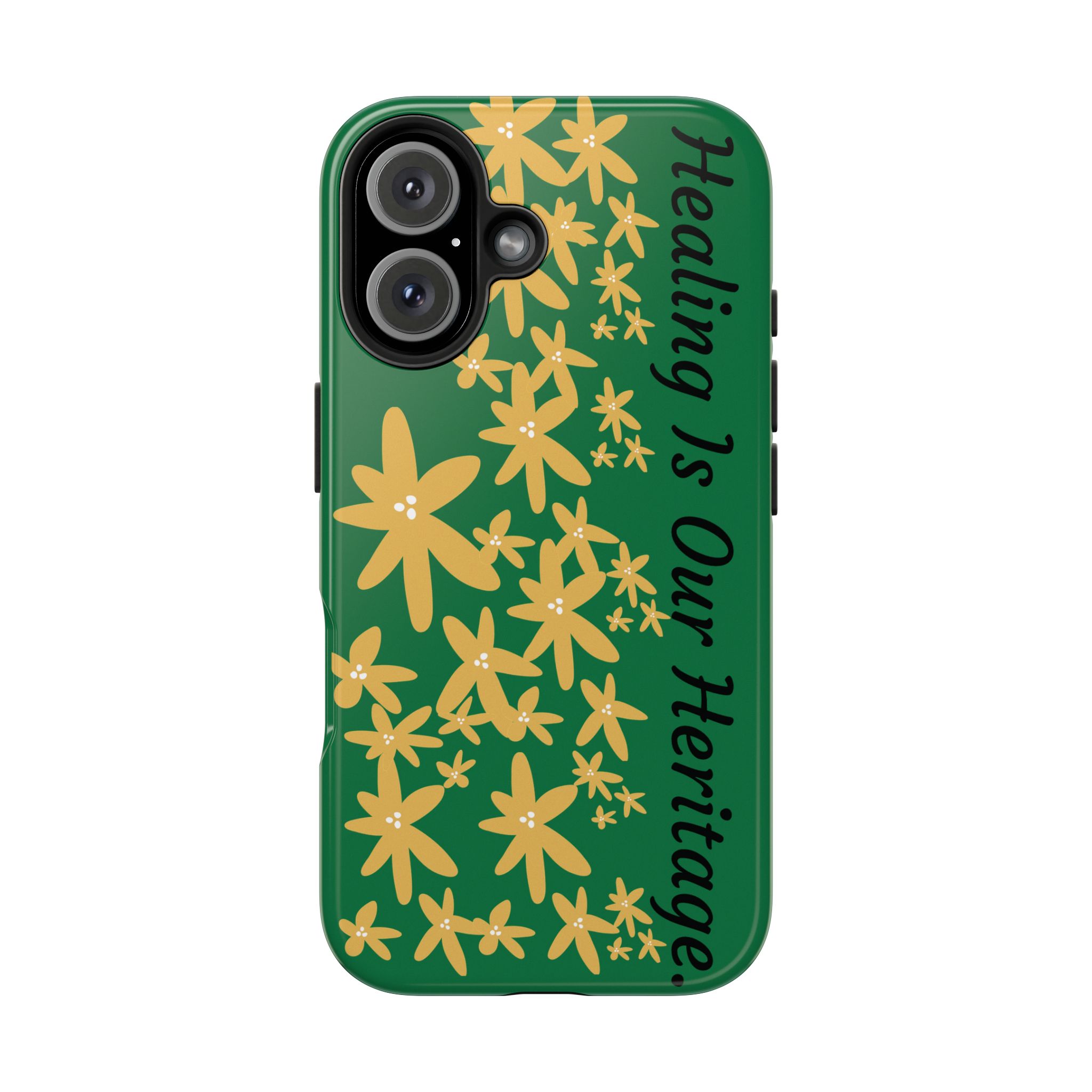 Healing Heritage Tough Phone Case - Floral Design