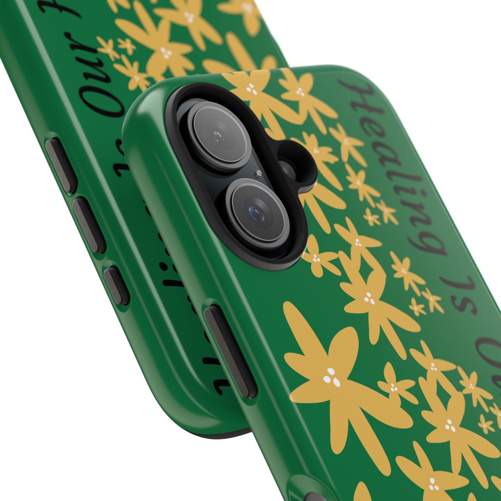 Healing Heritage Tough Phone Case - Floral Design