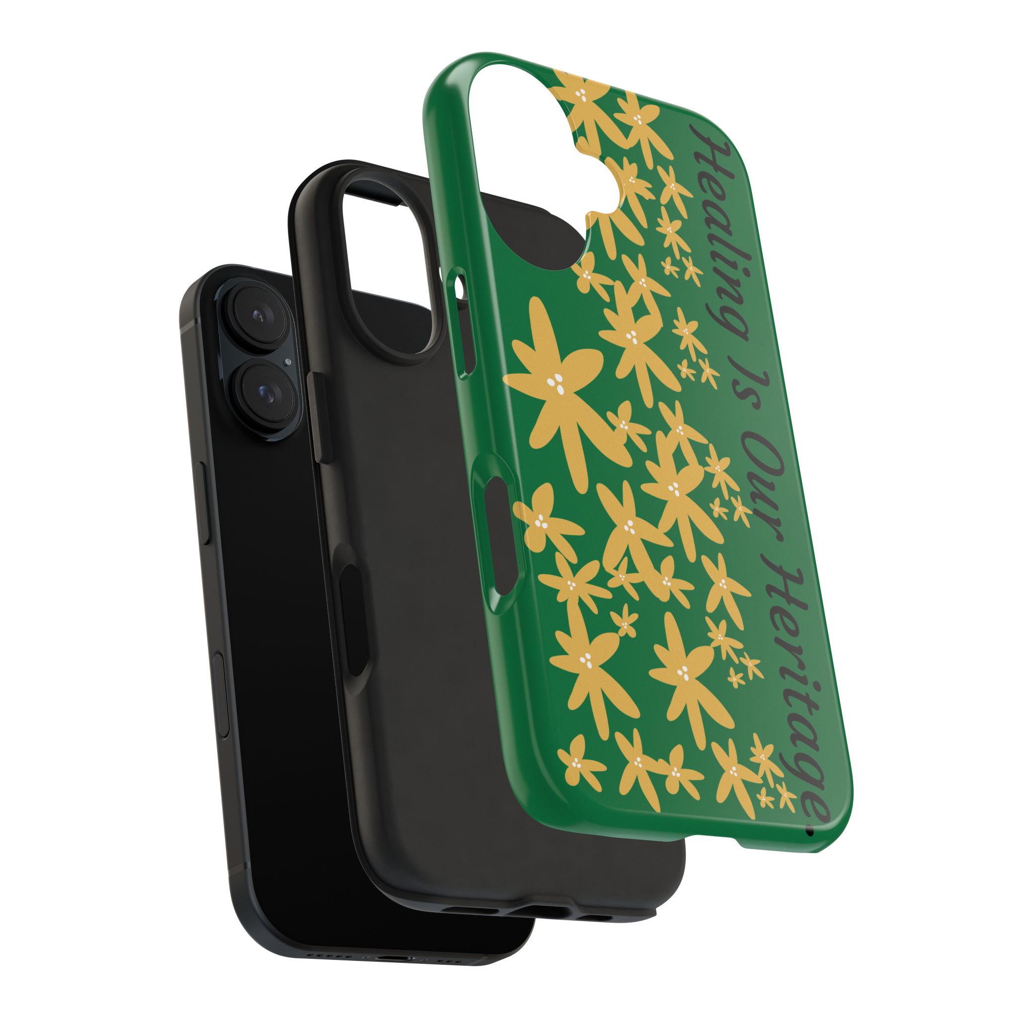 Healing Heritage Tough Phone Case - Floral Design