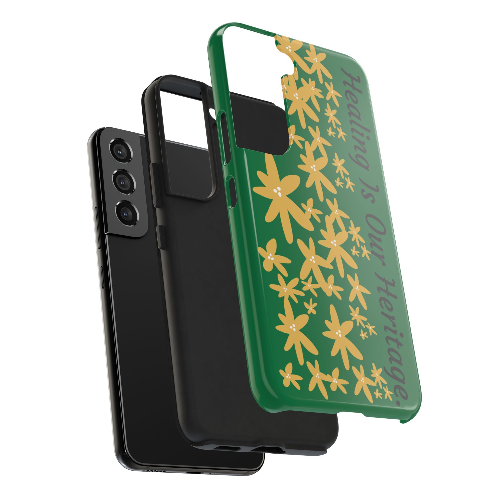 Healing Heritage Tough Phone Case - Floral Design