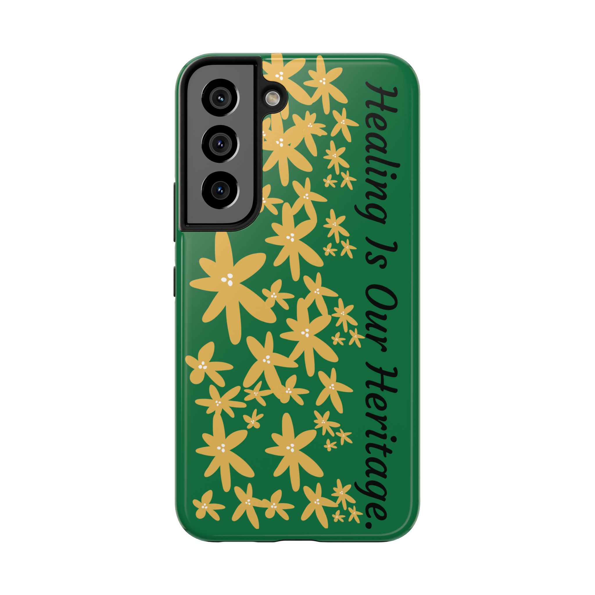 Healing Heritage Tough Phone Case - Floral Design
