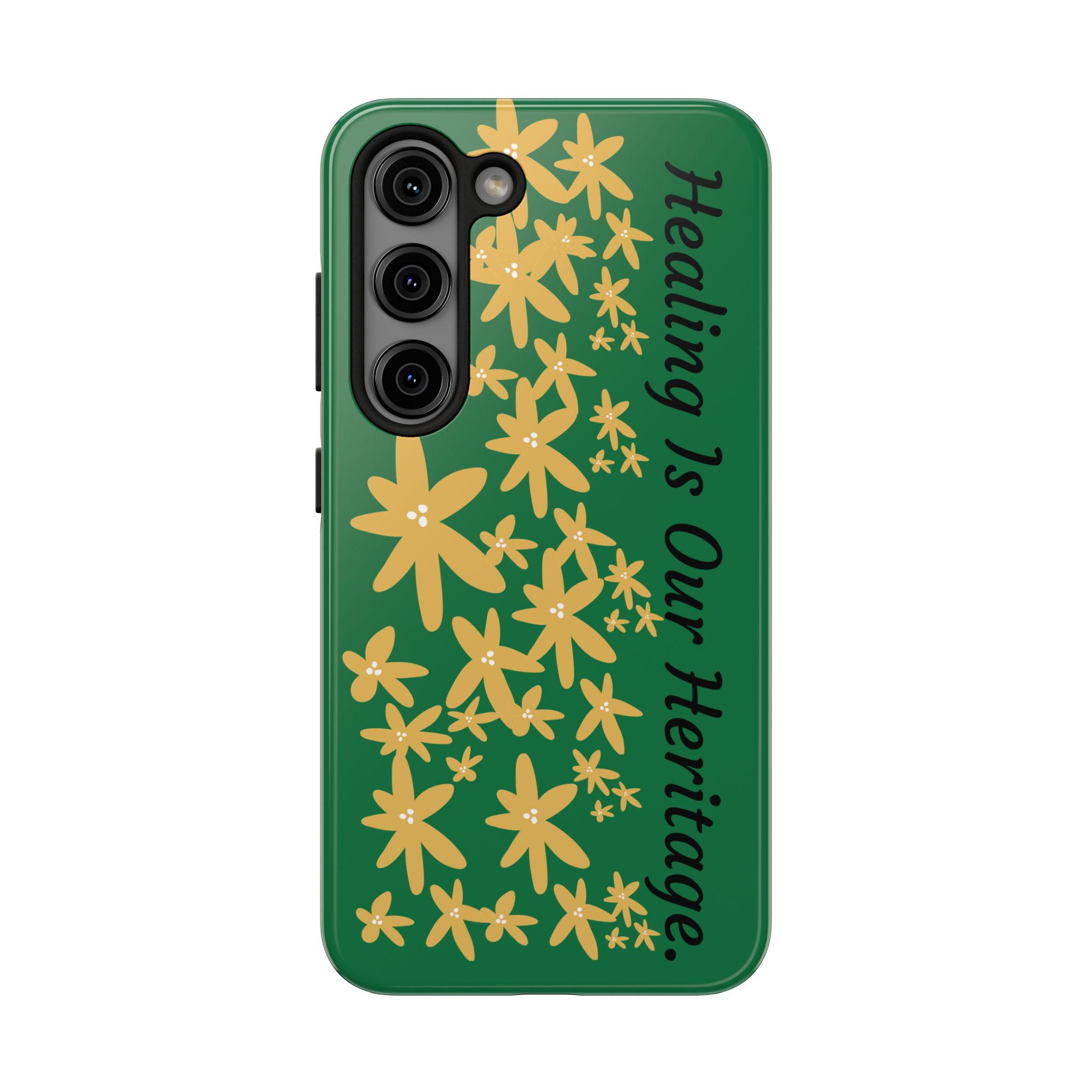 Healing Heritage Tough Phone Case - Floral Design