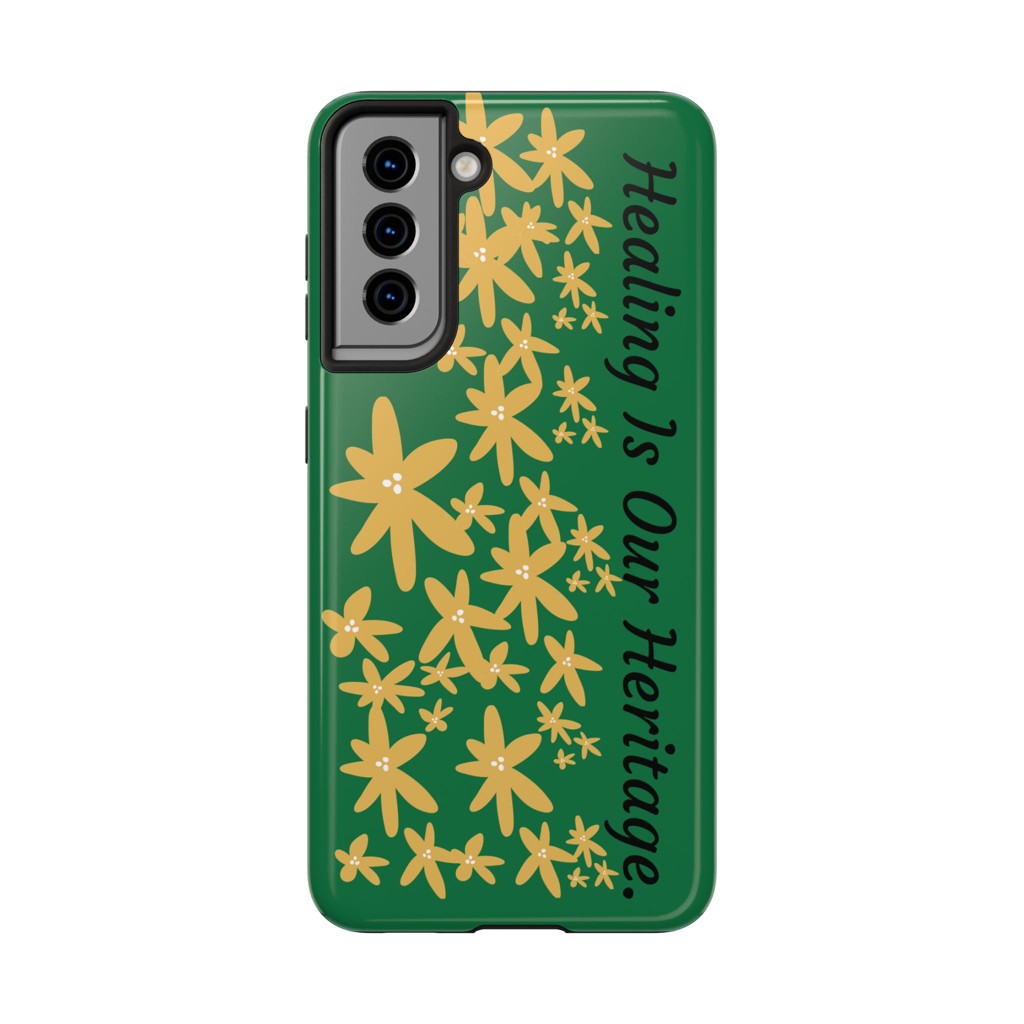 Healing Heritage Tough Phone Case - Floral Design