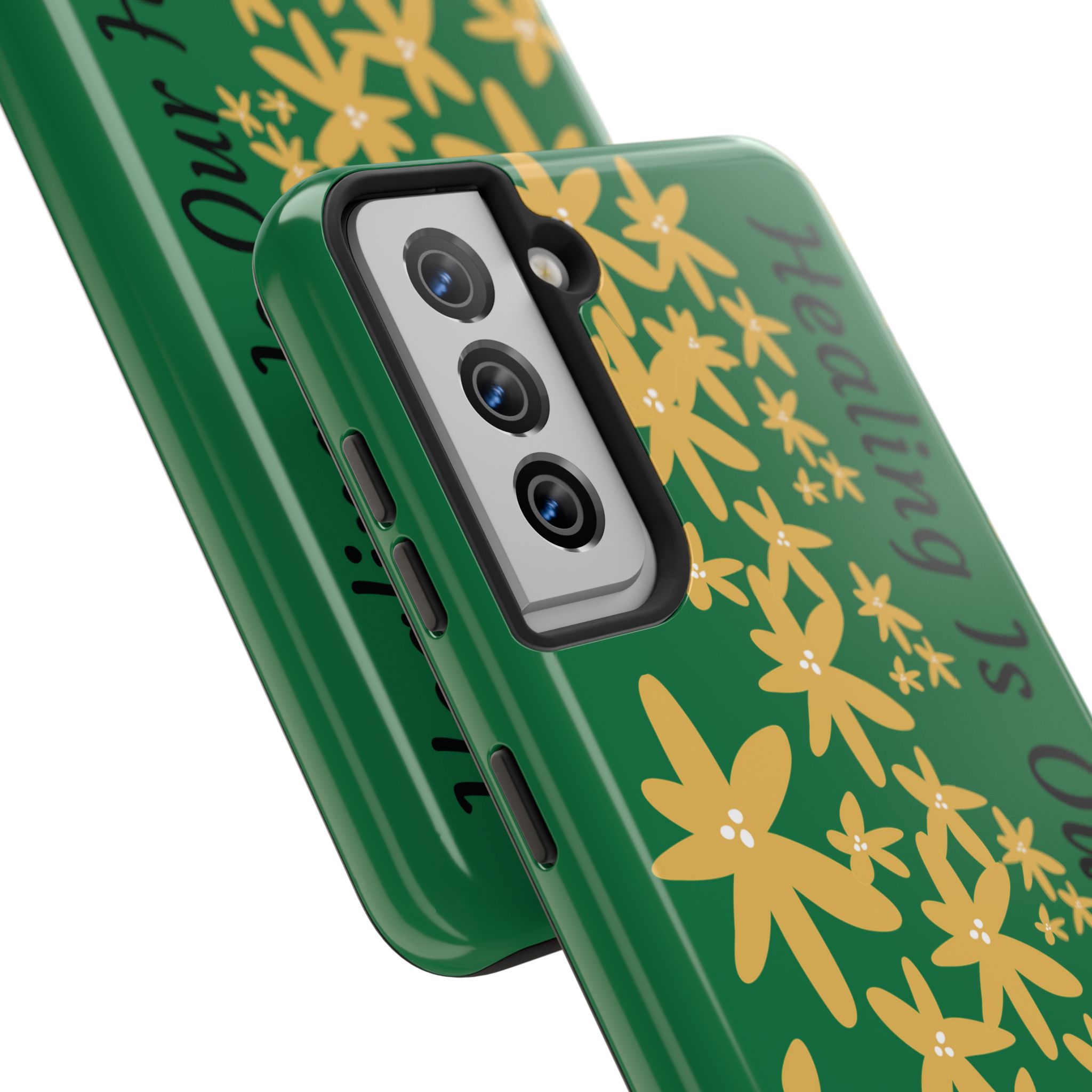Healing Heritage Tough Phone Case - Floral Design